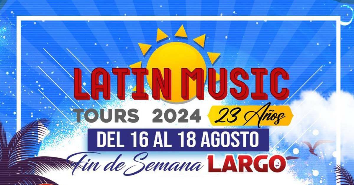 En agosto, disfruta del Latin Music Tours en Bávaro