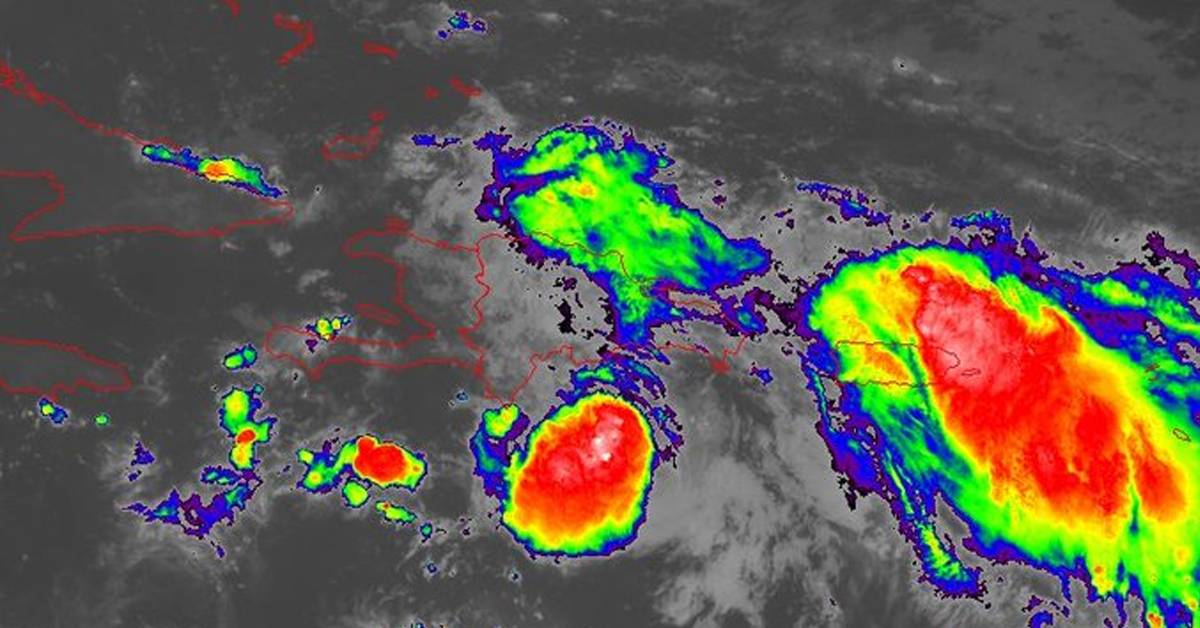 Onda tropical y vaguada provocan lluvias intensas en todo el país